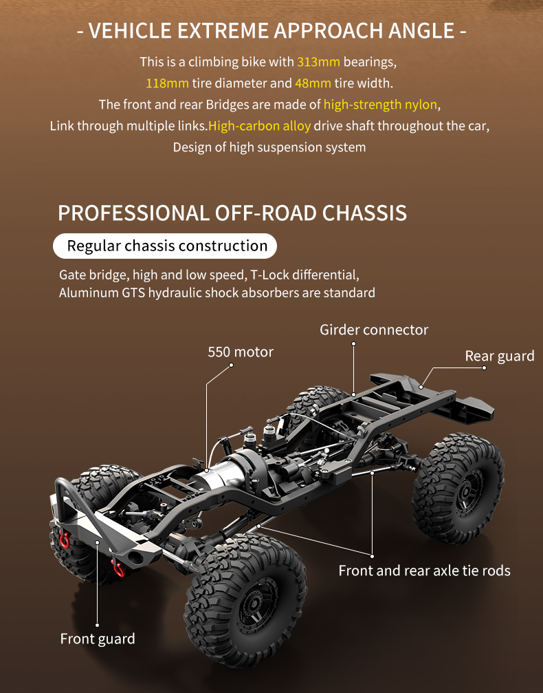 RC Rock Crawler Metal Parts
