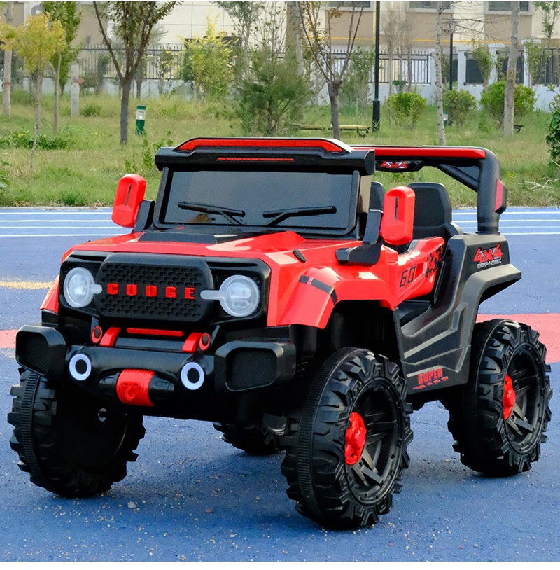 Trending Unisex Kid's Four-Wheel Electric Ride-on Car Rechargeable,Remote Control Off-road Kids Motorized Vehicles