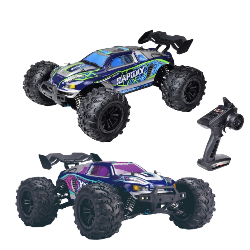 Hot Selling 1/16 Scale 4WD RC Truck 38km/h USB Cable Off-Road Vehicle 2.4Ghz Remote Control Plastic Ready-to-Go 4-Channel Hobby