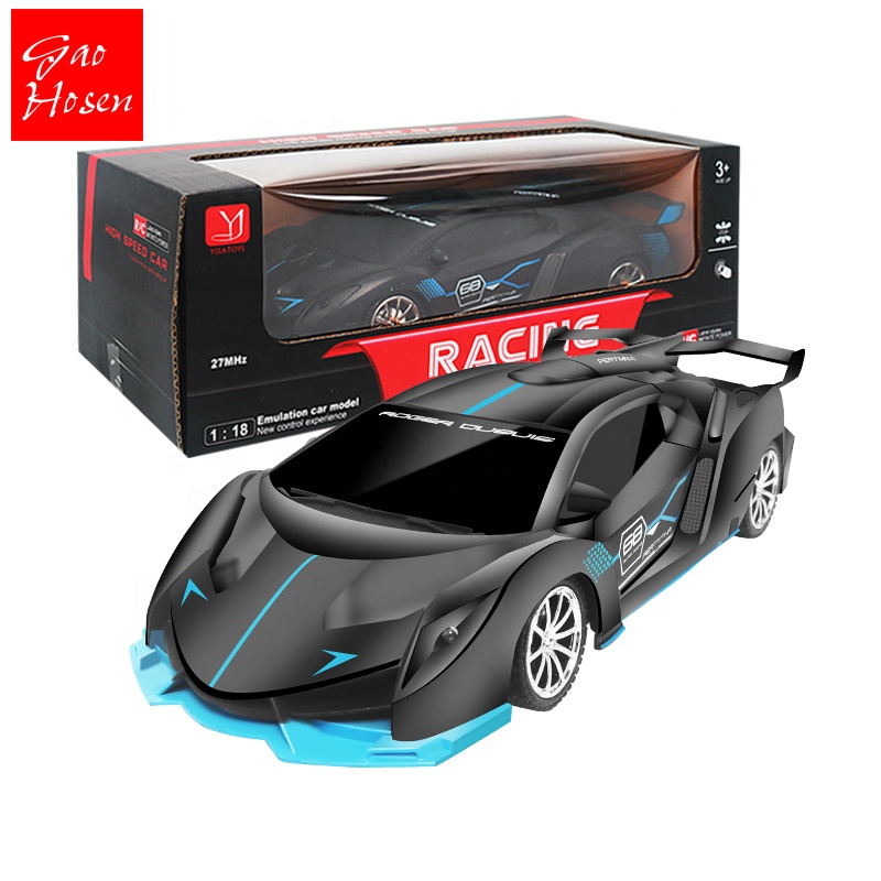 Latest Kids Toys 27MHz 1:18 Scale 4-Channel Remote Control Racing Car Light Indoor-Outdoor Ready-to-Go 15m Range EN71 Certified