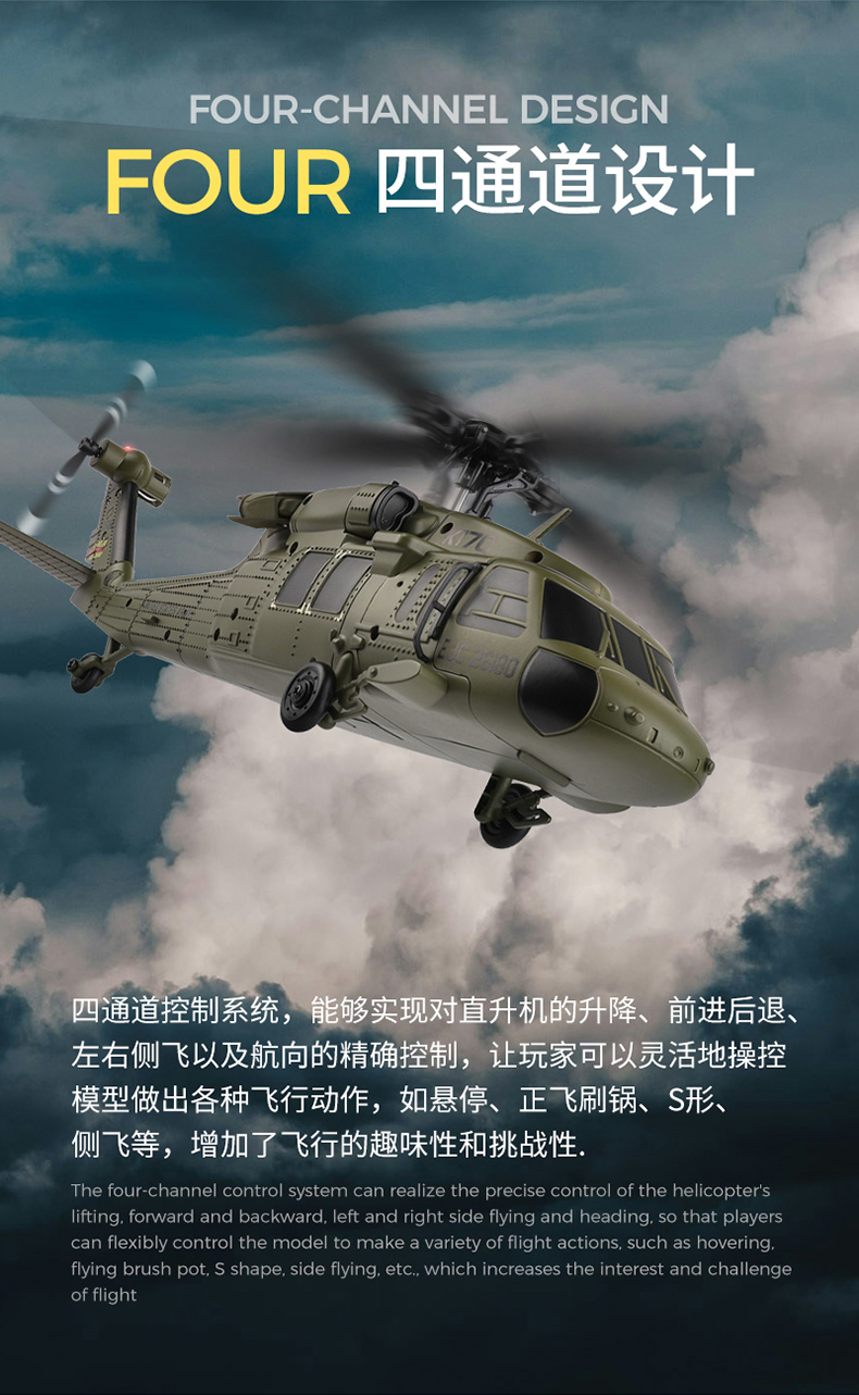 UH-60L RC Helicopter Detail