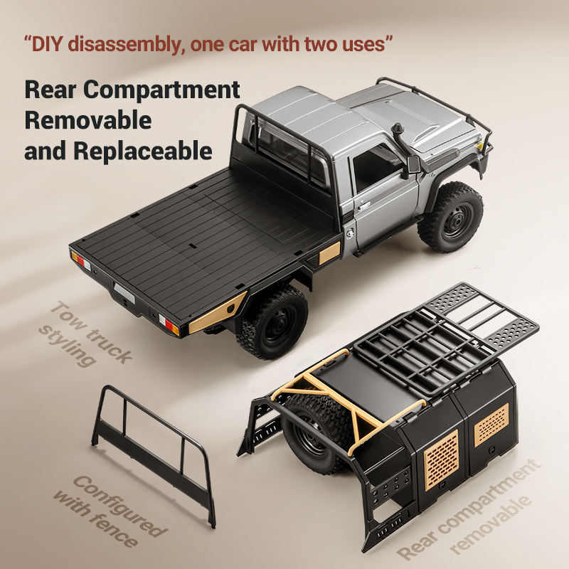 MN82S 1:12 LC79 Full Scale 2.4Ghz RC Truck Model Off-Road Climbing 4WD Remote Cars Adult Boy Gifts Assembly Charging Included