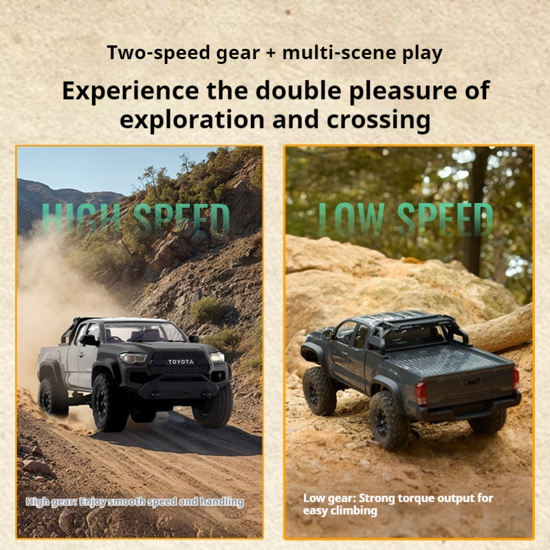 2025 New Licensed Fms Tacoma Simulation FCX24M 1/24 RC Pickup Truck Electric Remote Control Climbing Car Off Road Crawler RTR