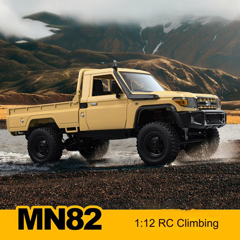 Lehoo Toys MN Models MN82 PRO Rock Crawler Off-Road Radio Control Car 1/12 2.4G RC 4WD Climbing Truck With Lights