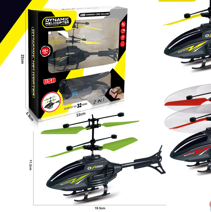 88RC JDH-2024 Factory Price 2.4g Hand Induction Flying Mini Helicopter Follow Me Obstacle Avoidance Indoor-Outdoor Ready-to-Go