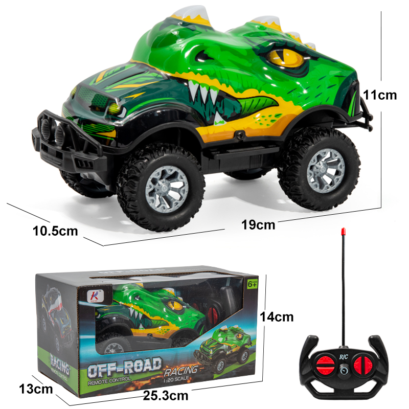 RC Car Toy 1:20 Scale 4 Channel Remote Control Lighted Drift Car Off-Road High-Speed Racing RC Toy for Children