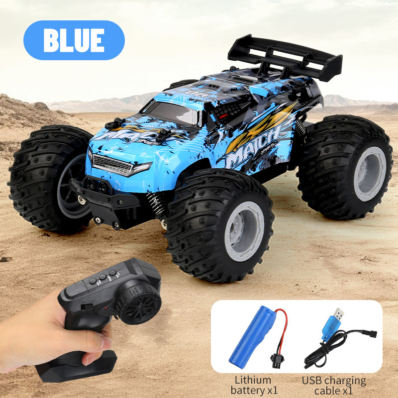 1:18 Scale Rc Car Off Road Climbing Drifting Racing Toy Remote Control Stunt Vehicle Alloy Off-road Vehicle 2.4g High Speed Car