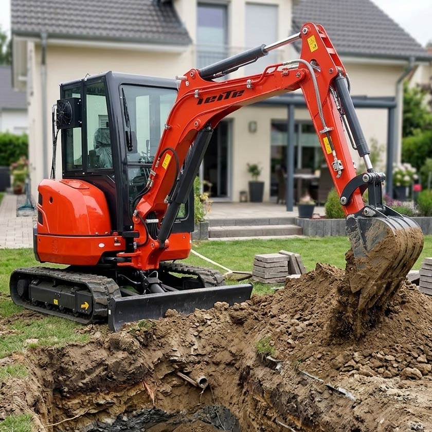 Free Shipping Mini Excavator 3.5 Ton 2 Ton 1 Ton Kubota Engine EPA EURO 5 Crawler Digger Compact Small Excavator for Farm Garden