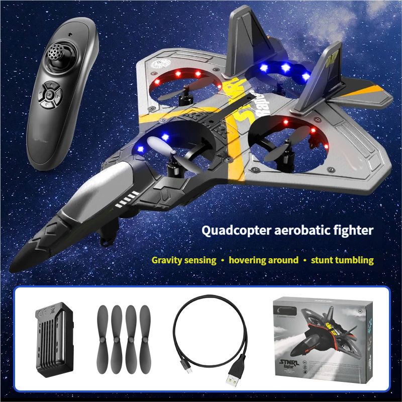 Professional Grade Long Endurance GPS Positioning Obstacle Avoidance 6-Channel RC Aerial Remote Control Aircraft Model 1080p FHD