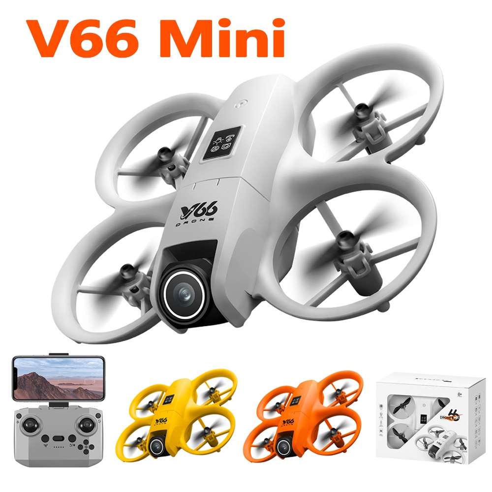 Cross-border New V66 UAV Aerial Photography HD Remote Control Aircraft Dual Camera Fixed Height Aerial Photography Aircraft