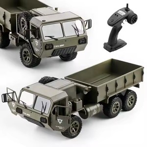 2019 New Full Body 1:16 Mini 2.4GHz 6WD Tracked Off-Road Military RC Truck Car Toy Wifi Fpv Camera Optional
