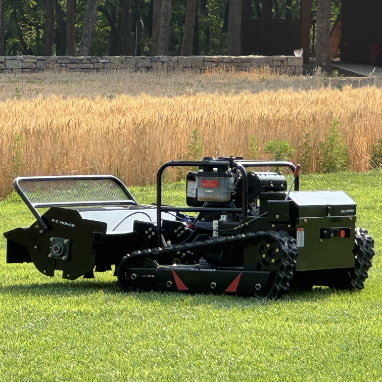 RC Diesel 800mm Lawn Mower Forest Cutting Powerful Mulcher Cutter 1000mm Grass Mower For Sale