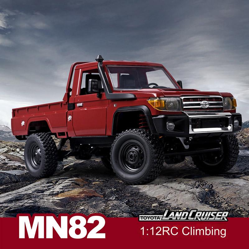 Lehoo Toys MN Models MN82 PRO Rock Crawler Off-Road Radio Control Car 1/12 2.4G RC 4WD Climbing Truck With Lights
