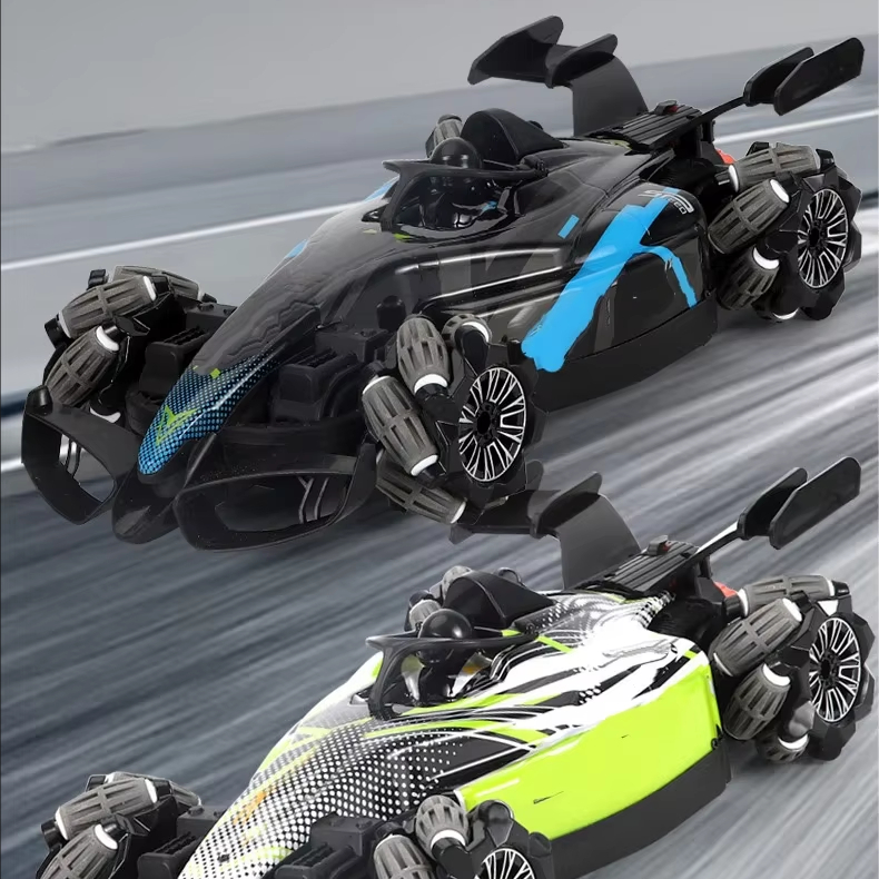 Large Size Handle Remote Control 12-Channel Ready-to-Go Racing F1 Equation Spray Stunt Car RC Drift 4WD Off-road Vehicle Toy