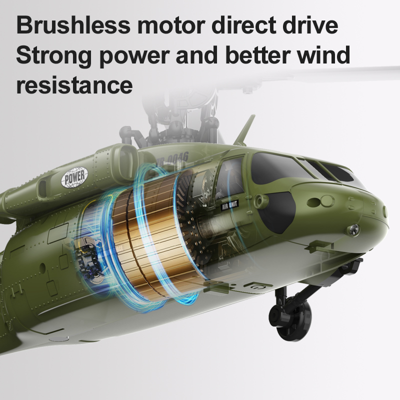 K200 6CH RC Helicopter with Altitude Hold Optical Flow Positioning System for Stable Hovering 2.4Ghz Easy-Fly Toys for Beginners