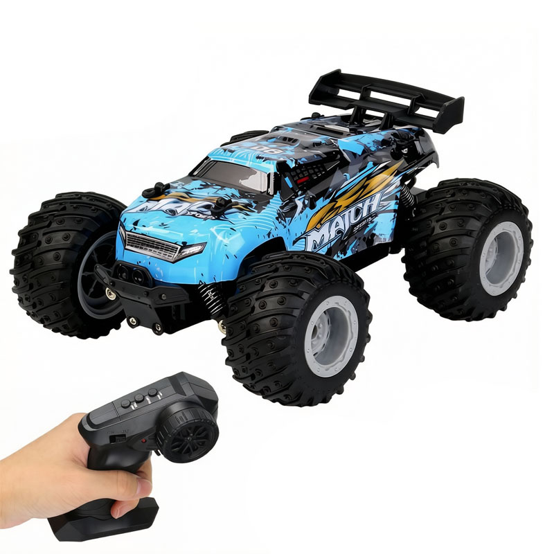 1:18 Scale Rc Car Off Road Climbing Drifting Racing Toy Remote Control Stunt Vehicle Alloy Off-road Vehicle 2.4g High Speed Car