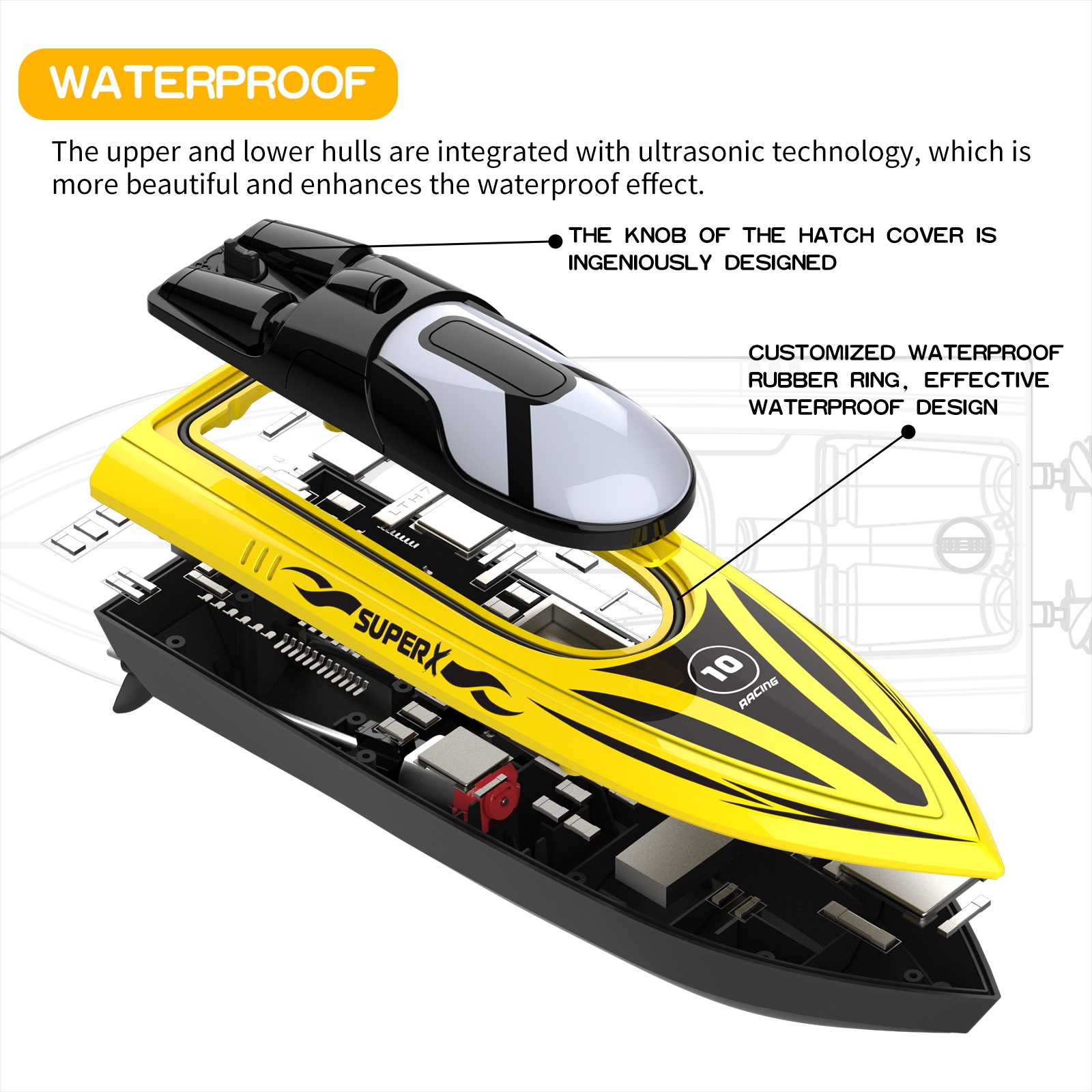 V333 RC Boat Speed