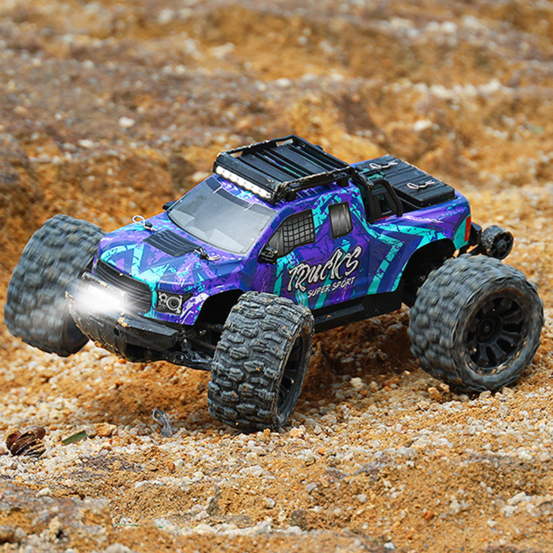 JIUSI PT14R 2.4G 1/14 Electric 4WD 80KM/H Brushed Remote Controller Off-Road Monster Truck High Speed RC Car App-Controlled 150m