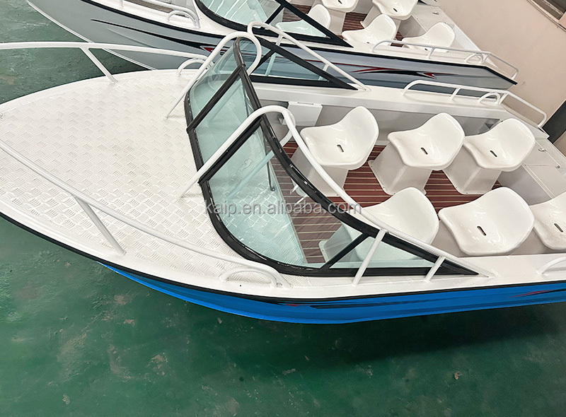 16ft 6 Person Center Console Electric Motor Jet Aluminium Speed Boat Kits Fishing China Trailer Work Boat Aluminum Ski Boat