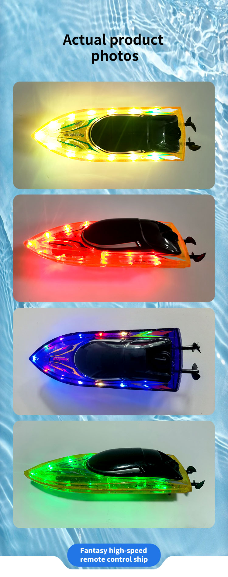 RH708 Light remote control boat