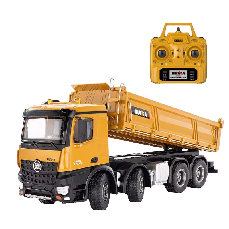 SJY-1536 Model R/C Dump Truck Loading Car Remote Controlled Car Construction Engineering Truck 1/14 Scale Rc Vehicle Toys