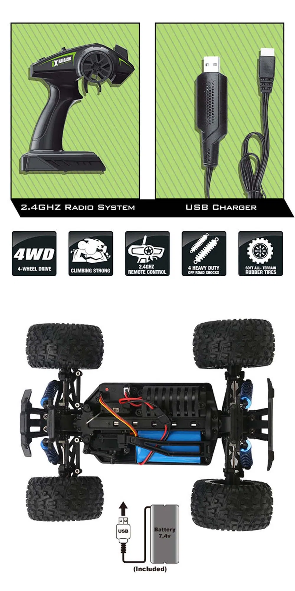 Zwd-005 RC Car Action