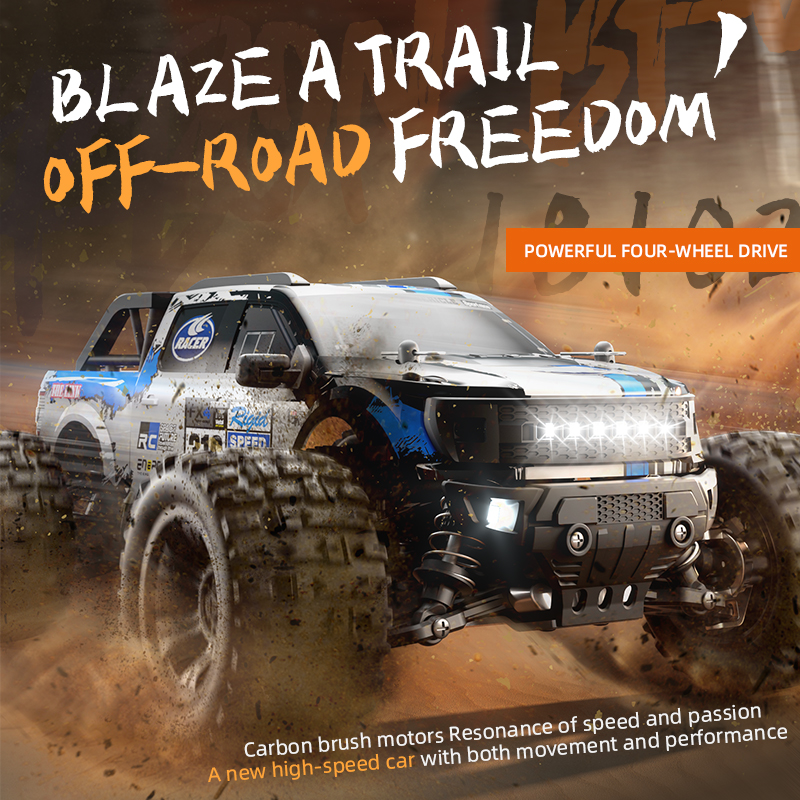 Thelink 1/18 2.4g High Speed Rc Car 4x4 High Speed Off Road Monster Truck 28km/h Radio Remote Control Toys Kids Adults Vehicles