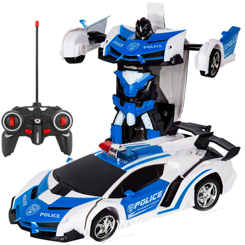 Transformation 5CH Remote Control Robot Car Deformation Car with Rechargeable Battery Includes Charger and USB Cable