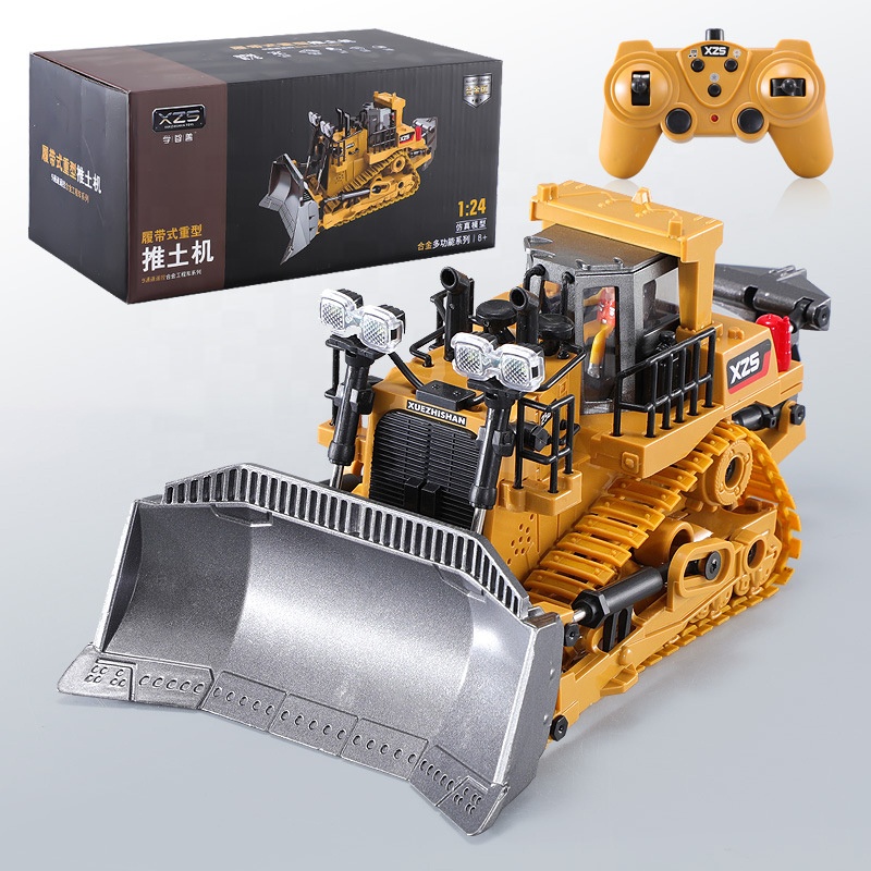 2.4G Alloy Remote Control Digger Excavator Toy Rc Dump Truck Toy Remote Control Engineering Vehicle