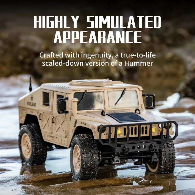 JHD JJRC C8835 1/14 RC Car Simulation 4x4 All-terrain 2.4G Off-road Climbing Vehicle Remote Control Military Car Kids Toy Gifts