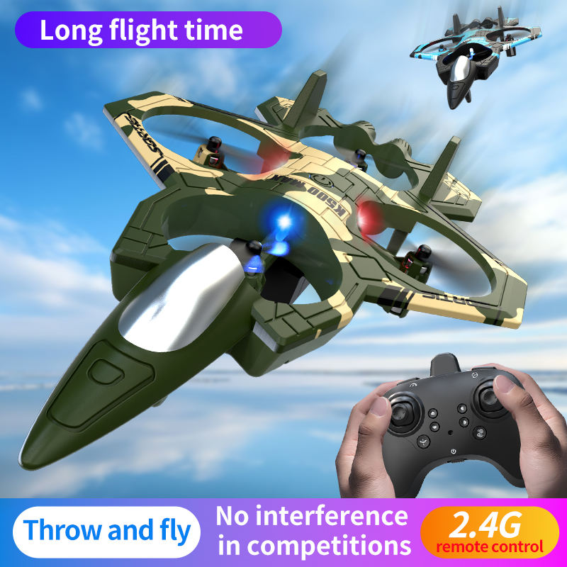 2.4G Fighter V17 Model Toy Air Flying Glider Remote Control RC Stunt Airplanes Aircraft