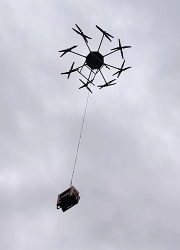 Super-Large Load 300KG Aircraft with Air Transport &amp; Lifting Ability Security Protection Cargo Drone with dual Remote Control