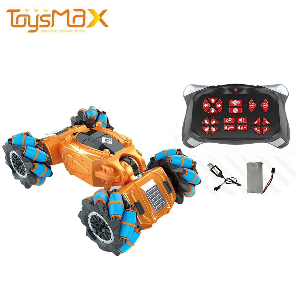 2.4G 360 Degree Filp Double Sided Rotationg off-Road Vehicle with Remote Control RC Stunt Car for Kids