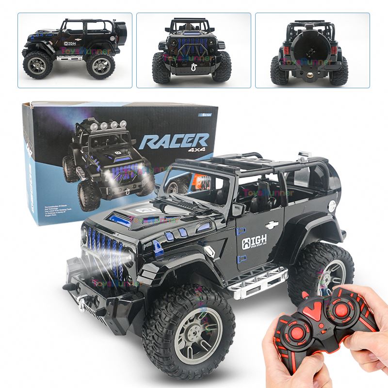 1/8 Scale 4WD High-Speed Racing RC Cars Off-road Drift Twisting Stunt Hand Gesture Sensing 7-Channel Remote Controller USB Cable