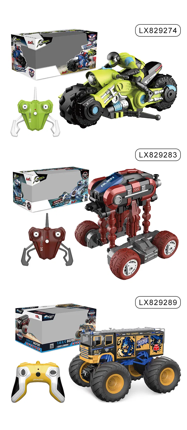 RC Stunt Car Specifications