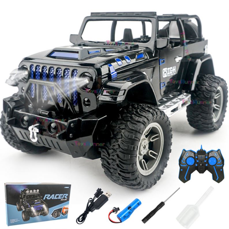 1/8 Scale 4WD High-Speed Racing RC Cars Off-road Drift Twisting Stunt Hand Gesture Sensing 7-Channel Remote Controller USB Cable