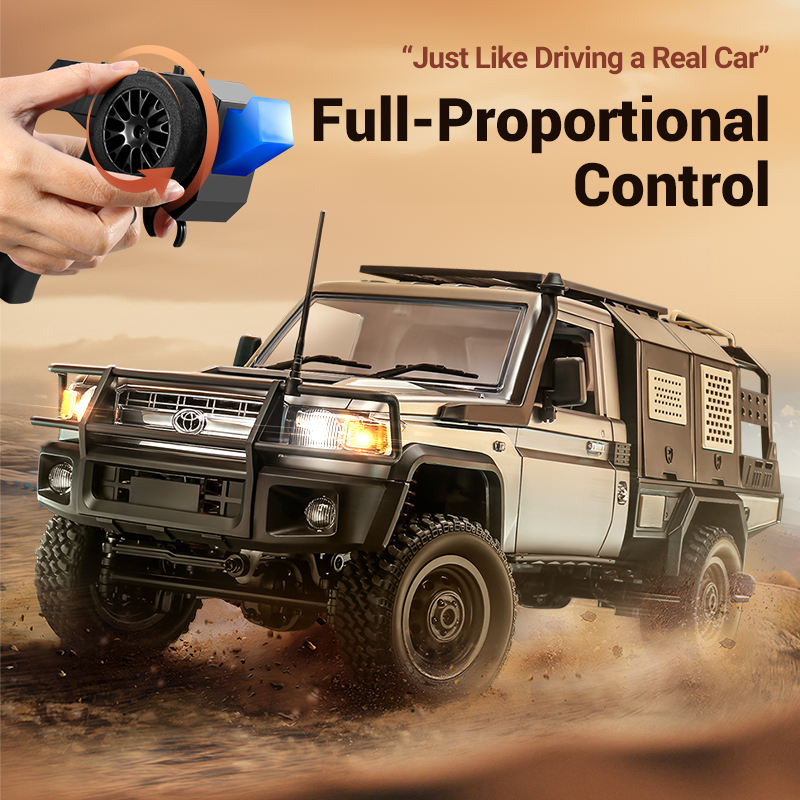 MN82S 1:12 LC79 Full Scale 2.4Ghz RC Truck Model Off-Road Climbing 4WD Remote Cars Adult Boy Gifts Assembly Charging Included