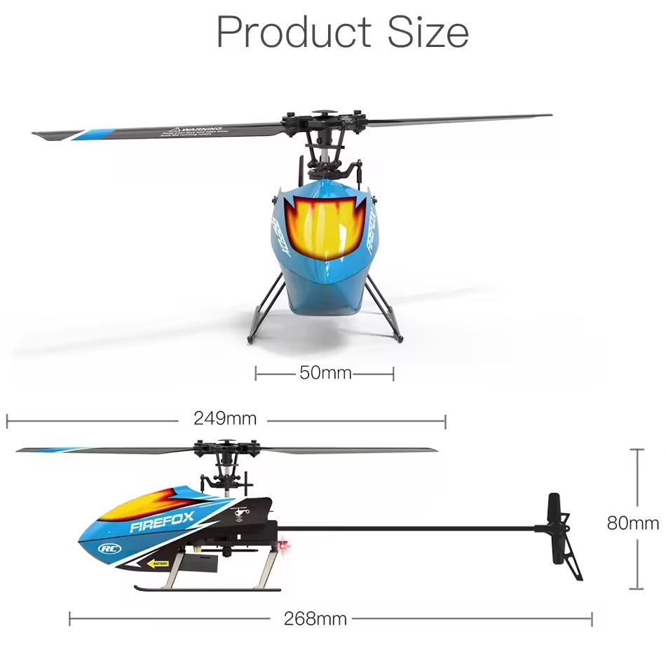 C129 Micro RC Helicopter 4CH RTF Automatic Stable One Click 3D Flip Single Propeller Without Aileron Simulation Plane Model Toys