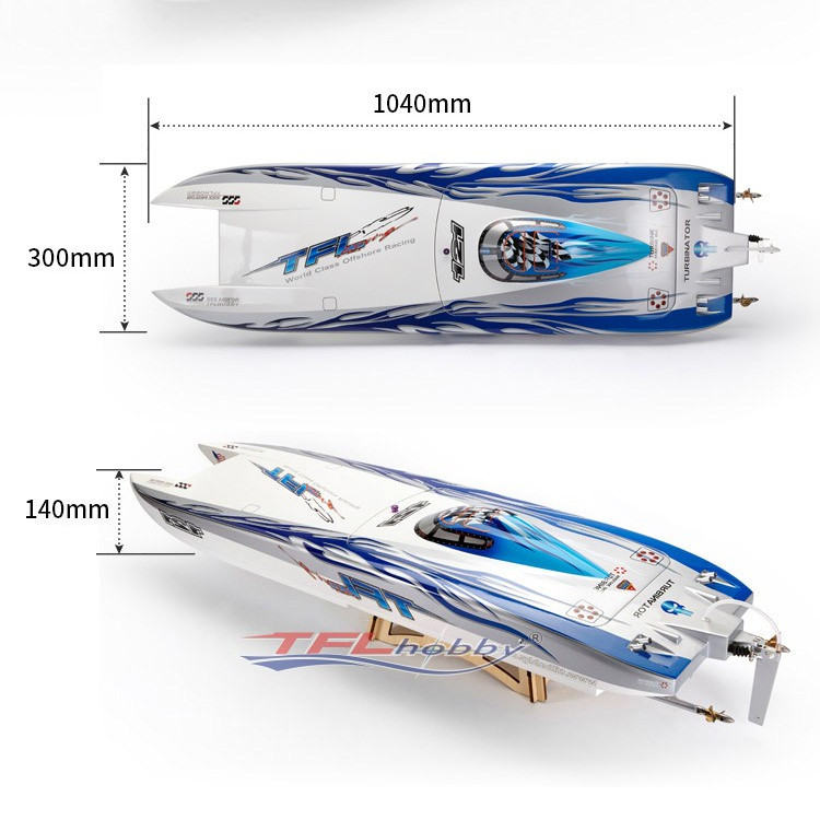 TFL Zonda Cat 1133 Catamaran 1040MM Twin Motor Large Brushless Electric Remote Control Boat ARTR Fiberglass Hull