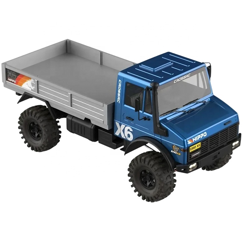 Crossrc EMO X6 Big Hippo 1/8 Scale Brushless RTR Off Road 4WD RC Crawler 4X4 CNC Metal Remote Control Truck Car Model for Adults