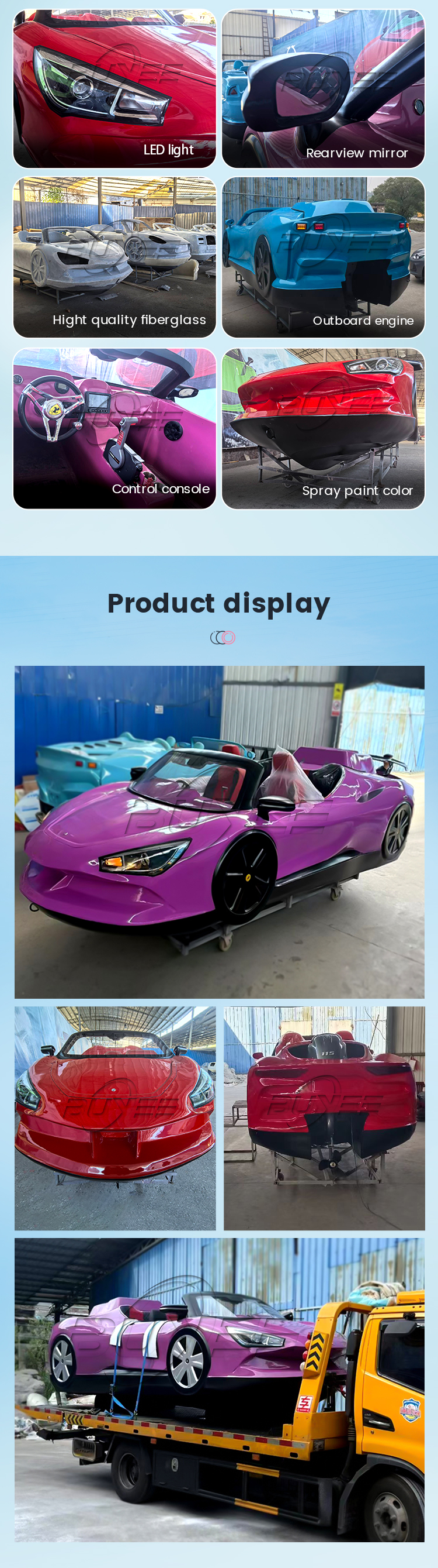 Water jet car view 3