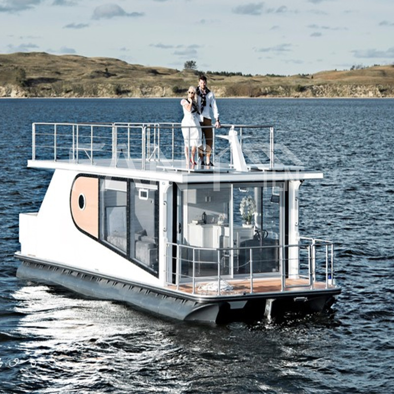 All Electric Solar Powered Houseboat China