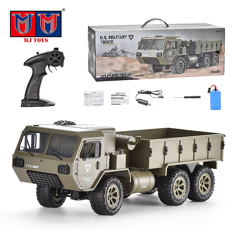 1:12 6X6 2.4Ghz Remote Control 6WD Chassis Off Road Simulation Military Rc Truck Model Toy With Wifi Camera