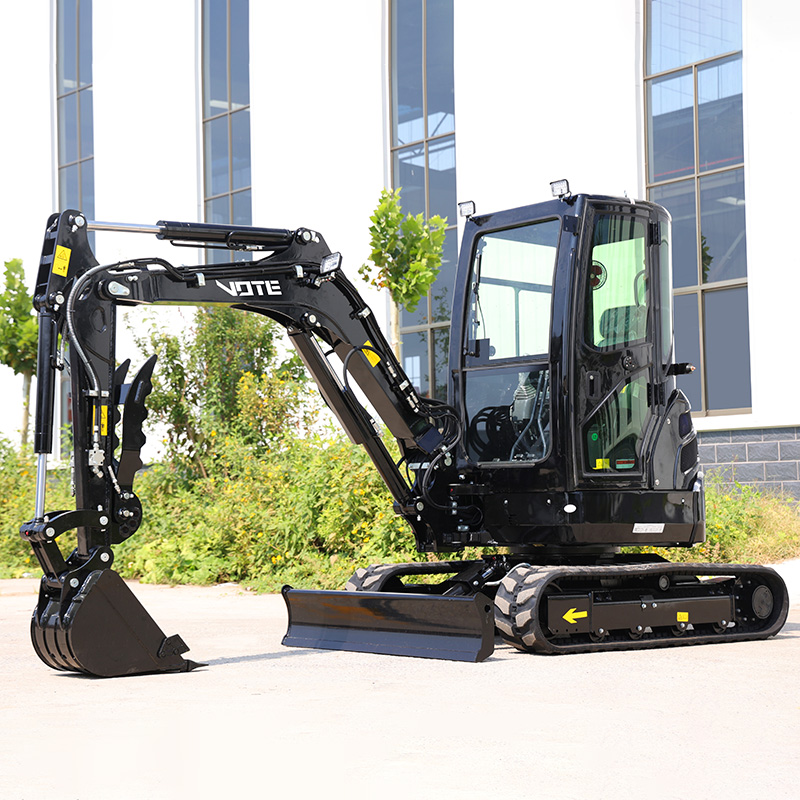 VOTE Free Shipping Excavator 3.5 Ton Kubota Engine EPA Digger Farm Small Excavators 1 Ton 2 Tons Prices Mini Crawler Excavator