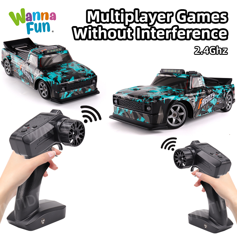 2.4GHz 4WD 1:16 Scale High-Speed RC Drift Car with USB Cable-Remote Control Toy for Kids &amp; Adults