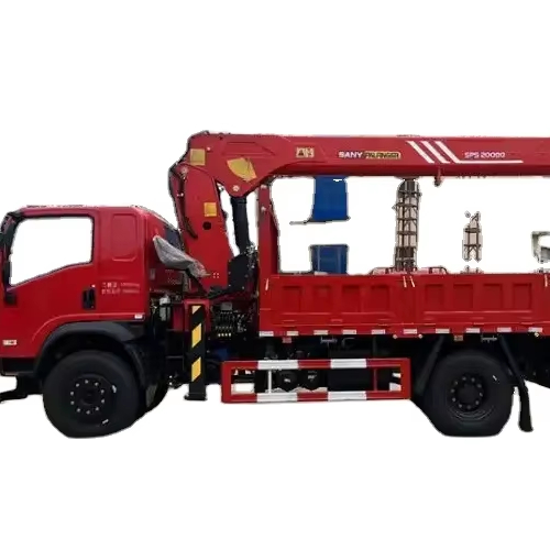 Factory-Equipped 4*2 Cargo Truck with 6.3 &amp; 8 Tons Crane Remote Control Crane Special Transportation