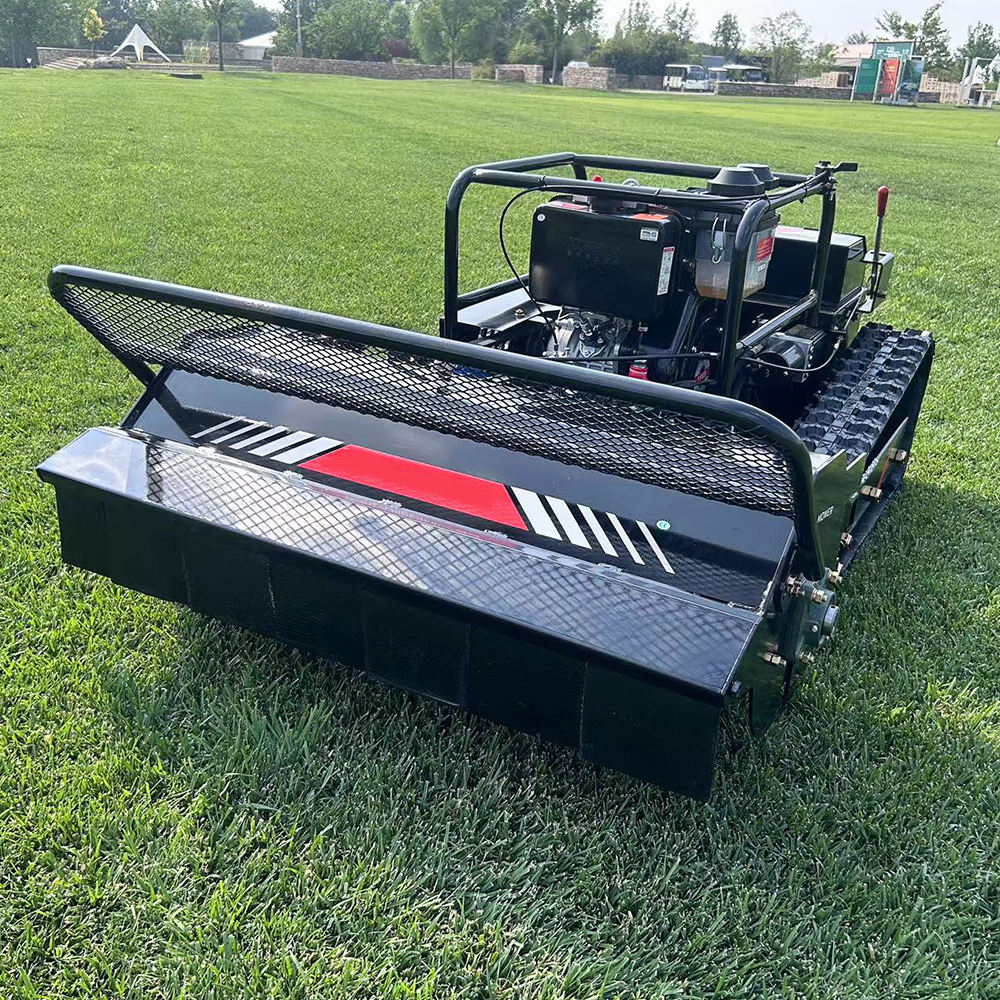 RC Diesel 800mm Lawn Mower Forest Cutting Powerful Mulcher Cutter 1000mm Grass Mower For Sale