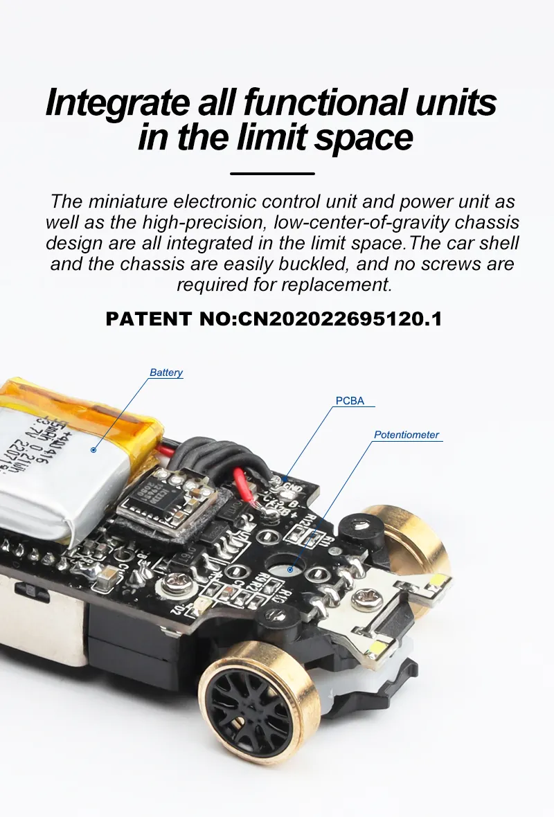 R/C 1:76 Drift Car Detail 4