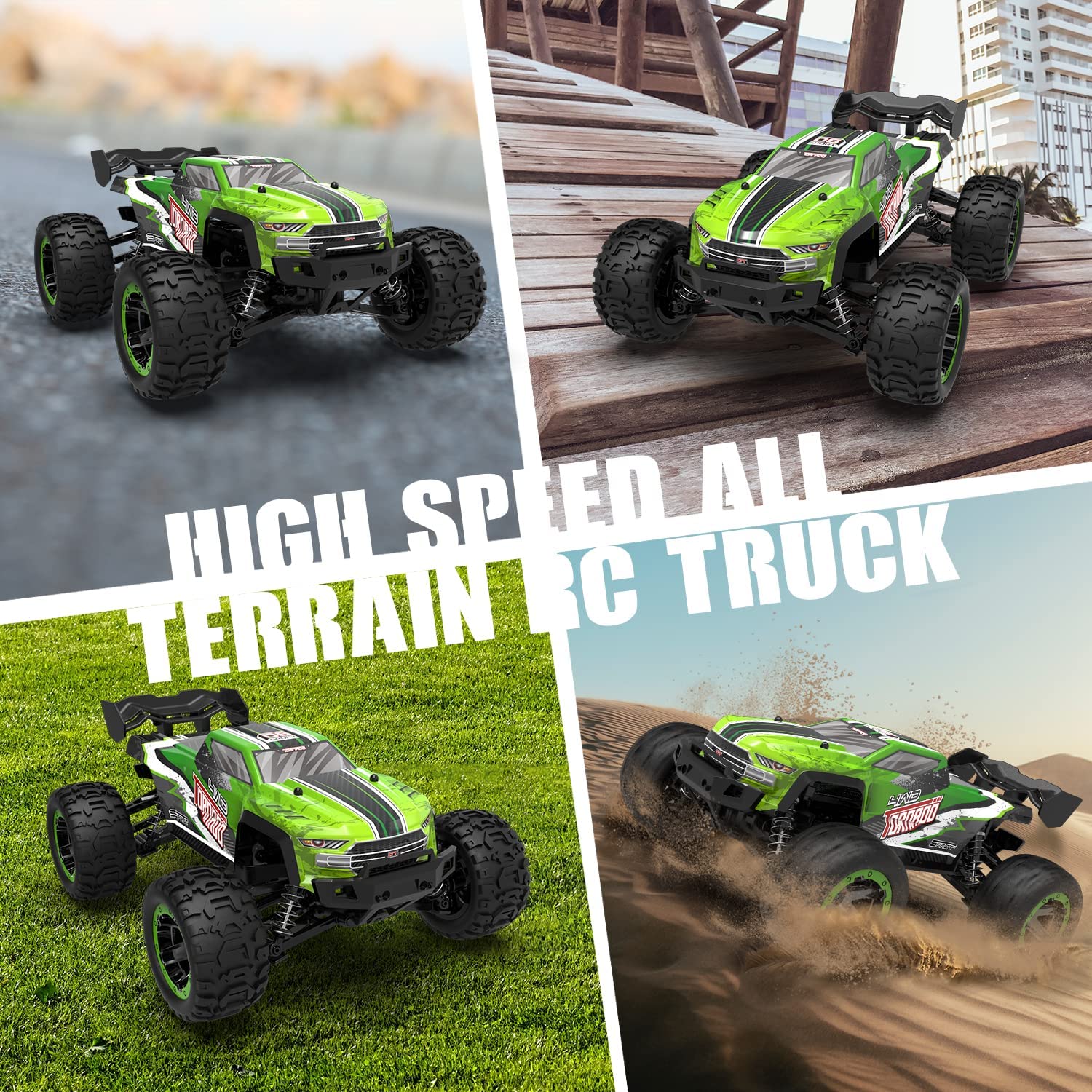 Hot Selling 1 16 Remote Control High Speed RC Cars 4WD 4x4 Off Road 2.4G Big Wheels Radio Control Hobby Truck