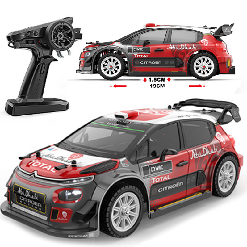 MJX Hyper GO 14303 1/14 Citroen C3 Fast RC Rally Car High Speed 40mph Brushless 4WD RTR Gyro for Adults Remote Controller